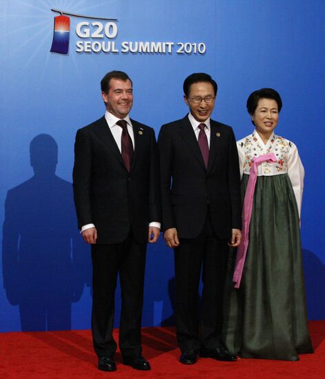 Dmitry Medvedev participates in G20 Summit in Seoul