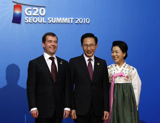 Dmitry Medvedev participates in G20 Summit in Seoul