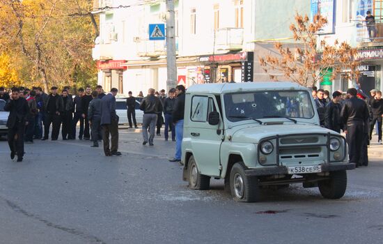 Police officers attacked in Makhachkala