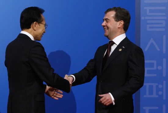 Dmitry Medvedev participates in G20 Summit in Seoul
