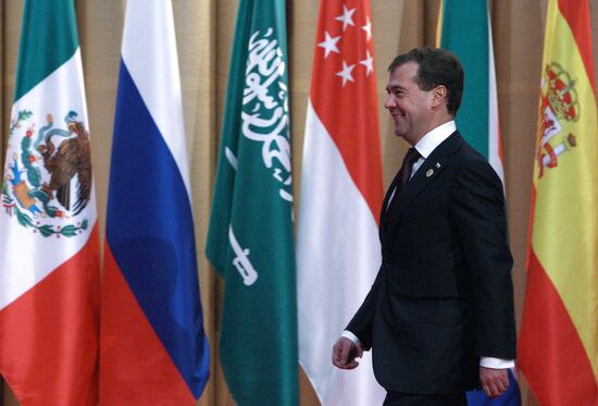 Dmitry Medvedev participates in G20 Summit in Seoul