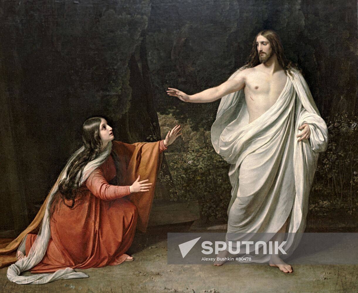 Ivanov Painting "Christ's Appearance to Mary  Magdalene After H