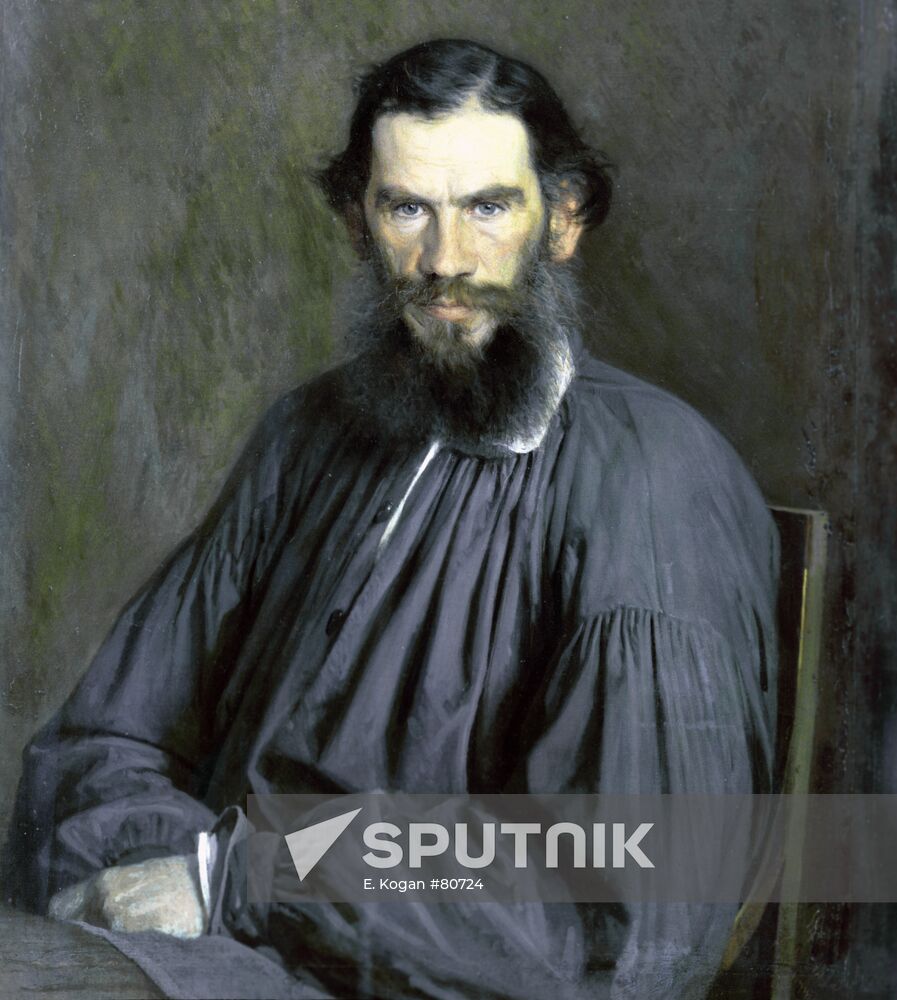 KRAMSKOY PORTRAIT LEO TOLSTOY