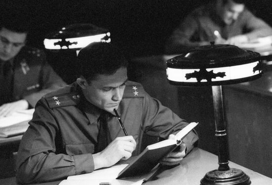 FRUNZE MILITARY ACADEMY READING-ROOM