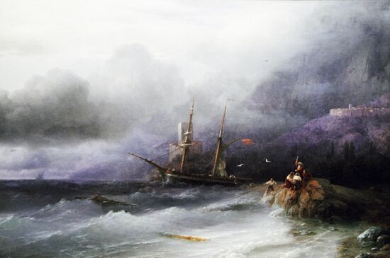 AIVAZOVSKY "TEMPEST" PAINTING