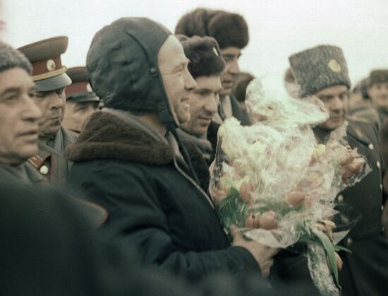 Cosmonauts Alexei Leonov and Pavel Belyayev
