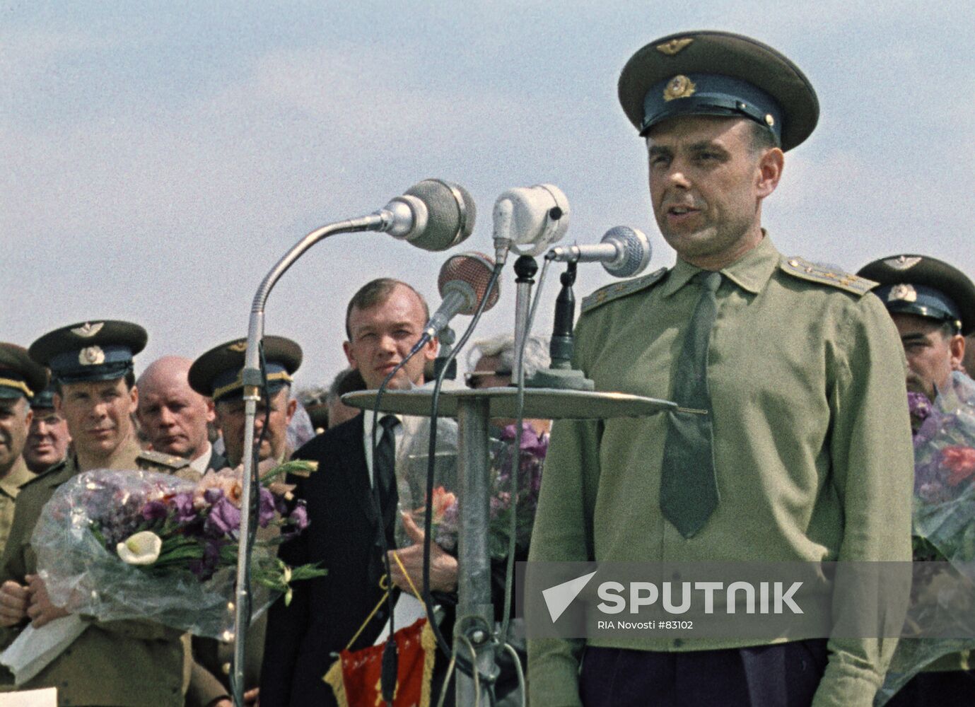 Soviet space pilot Komarov