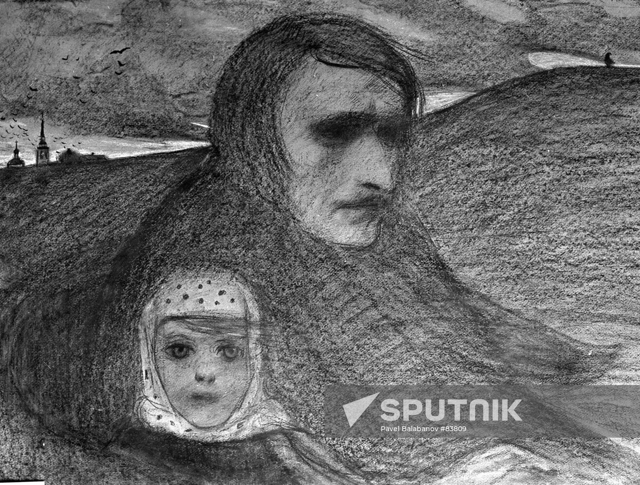 GLAZUNOV DRAWING PASTEL