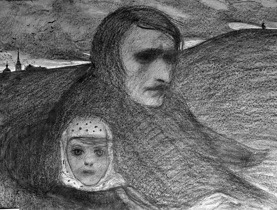 GLAZUNOV DRAWING PASTEL