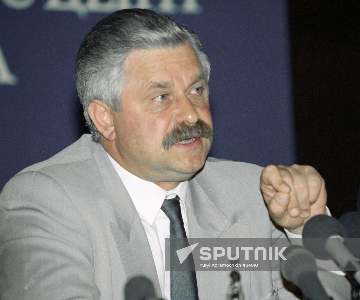 Rutskoy news conference