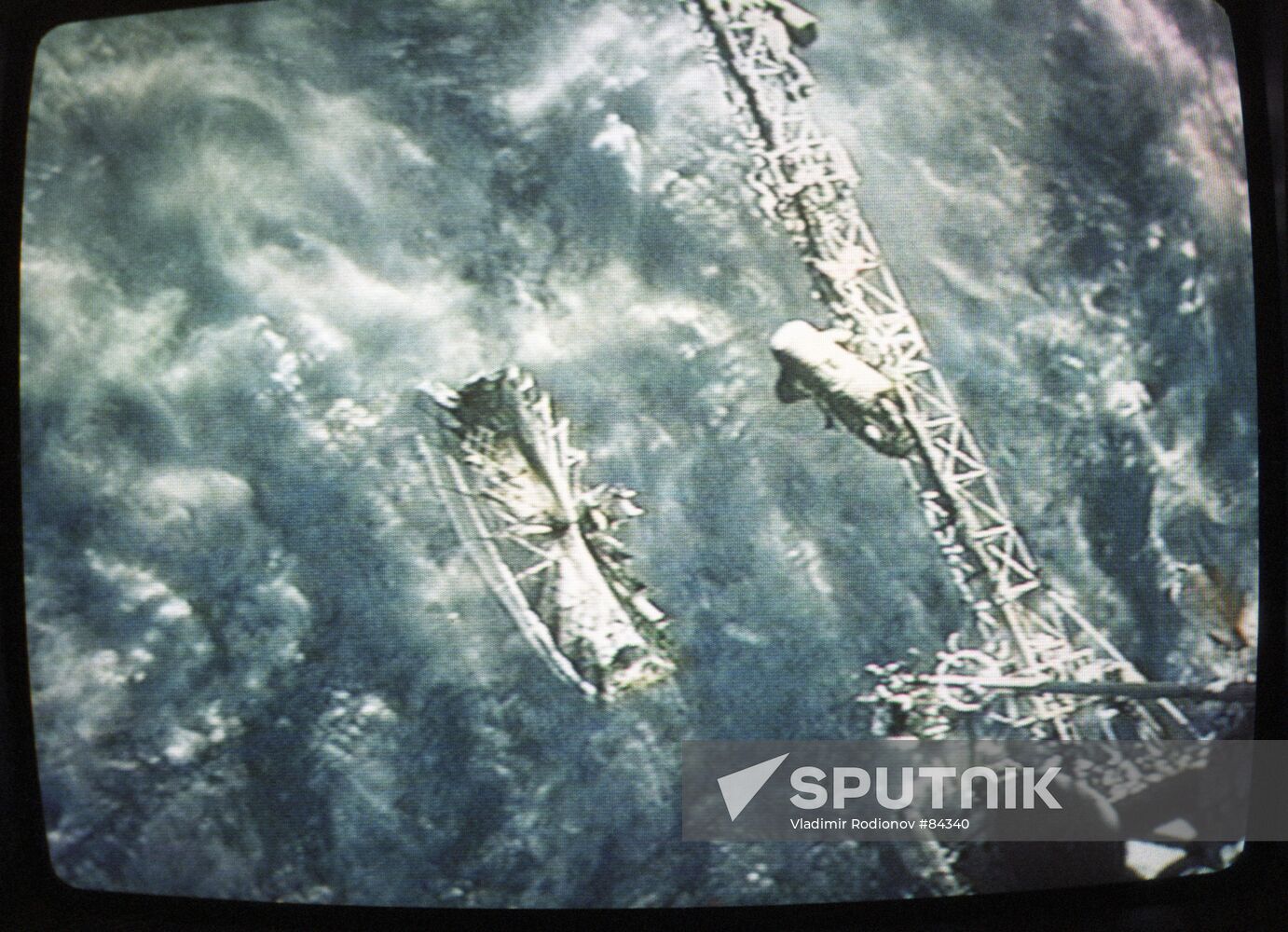 Cosmonauts Afanasyev Avdeyev extravehicular activity