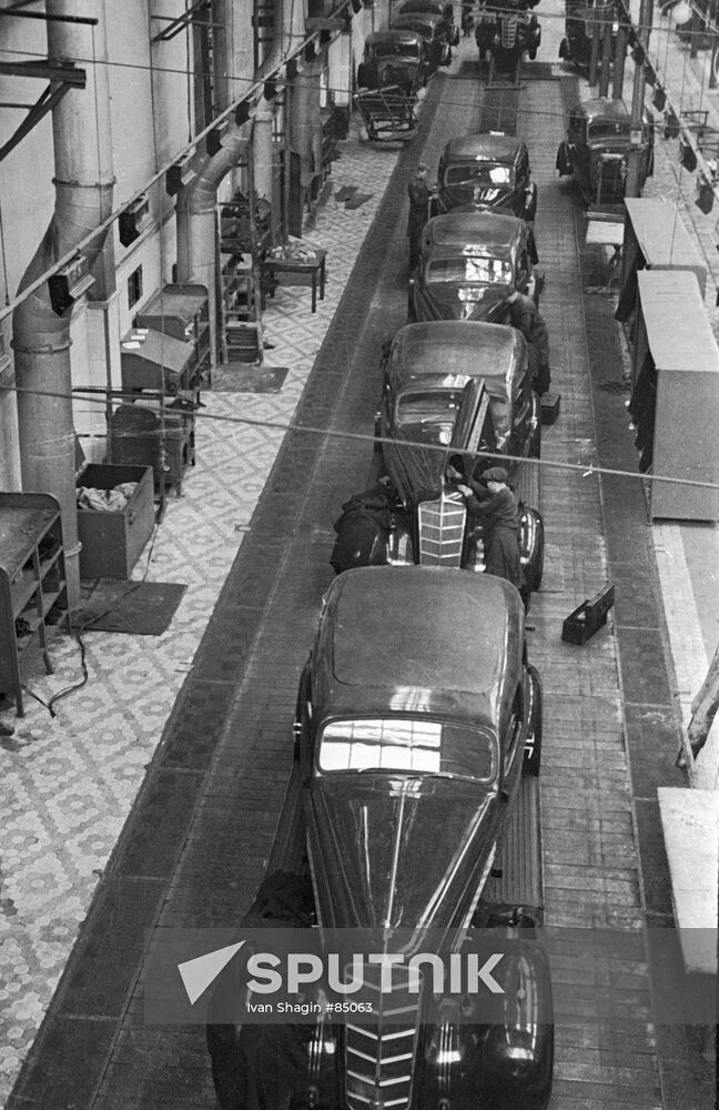 Assembly Line Likhachev Auto Factory 