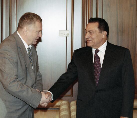 Zhirinovsky Mubarak