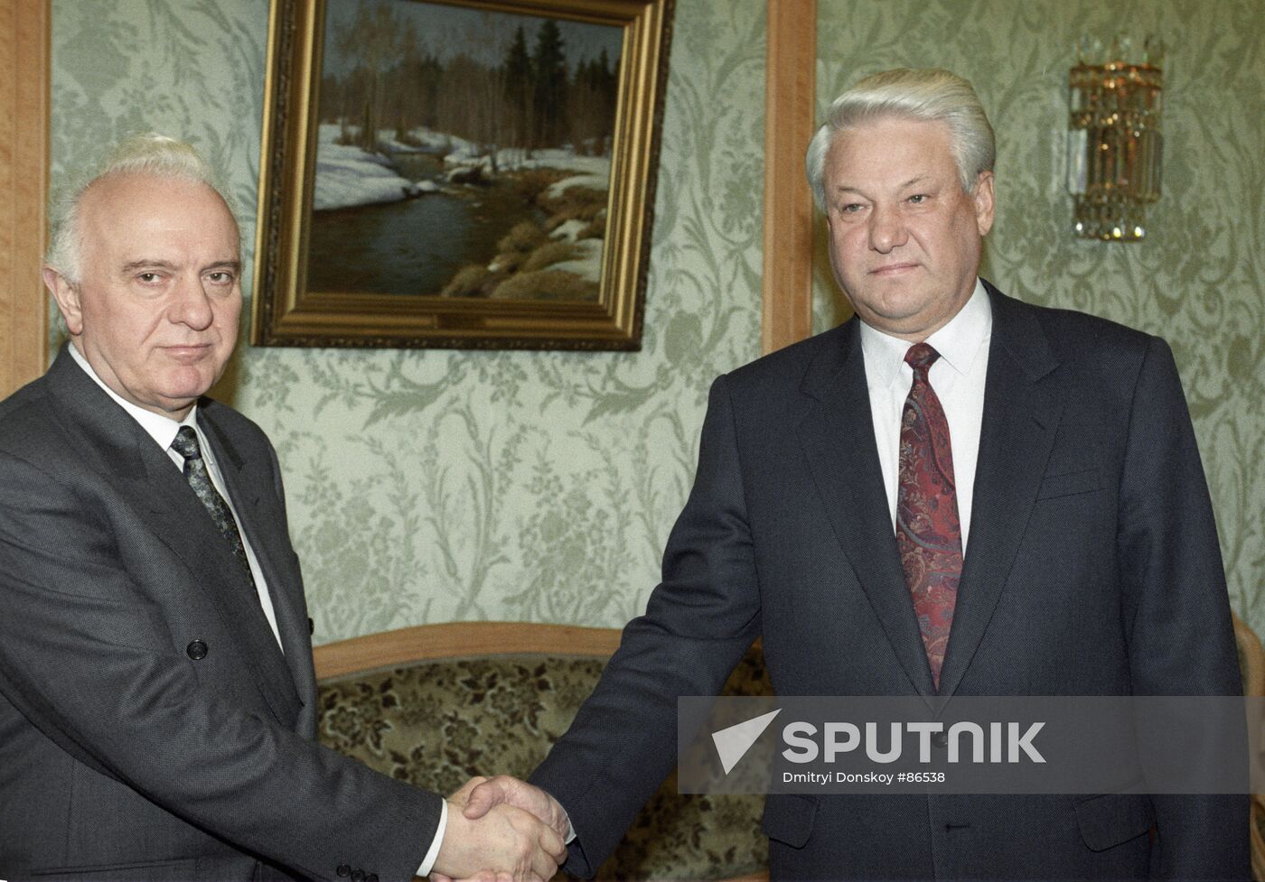 Yeltsin Shevardnadze 