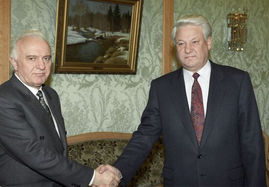 Yeltsin Shevardnadze 