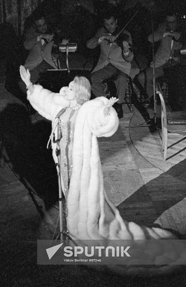 German actress Marlene Dietrich