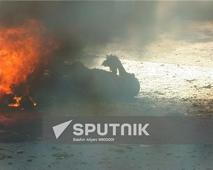 Assault on policemen in Makhachkala