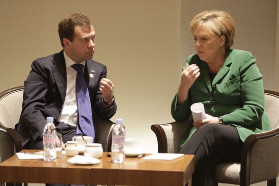 Dmitry Medvedev attends G20 summit in Seoul