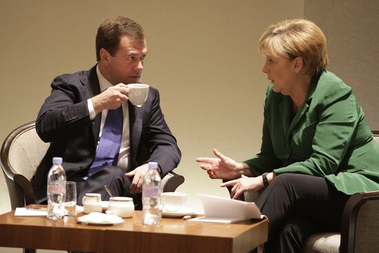 Dmitry Medvedev attends G20 summit in Seoul
