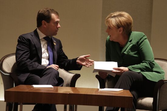 Dmitry Medvedev attends G20 summit in Seoul