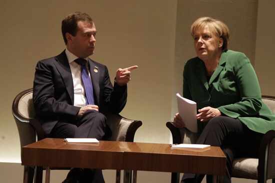 Dmitry Medvedev attends G20 summit in Seoul
