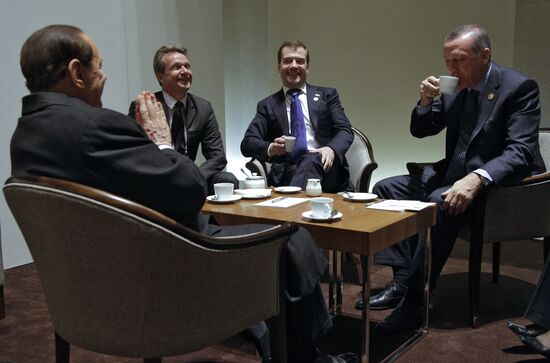 Dmitry Medvedev attends G20 summit in Seoul