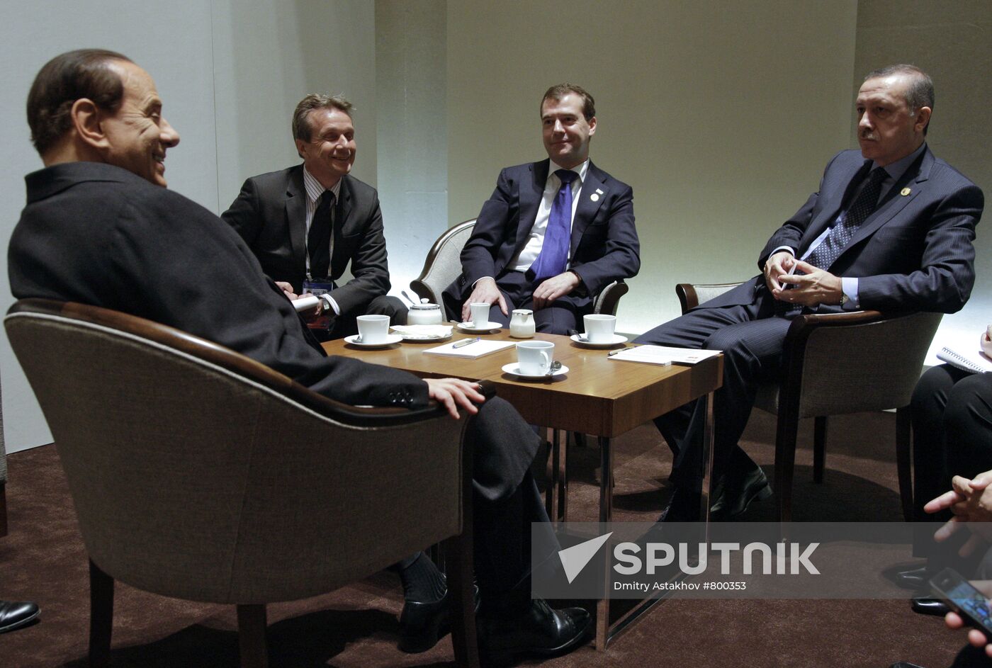 Dmitry Medvedev attends G20 summit in Seoul