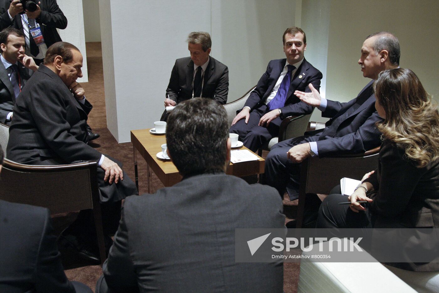 Dmitry Medvedev attends G20 summit in Seoul