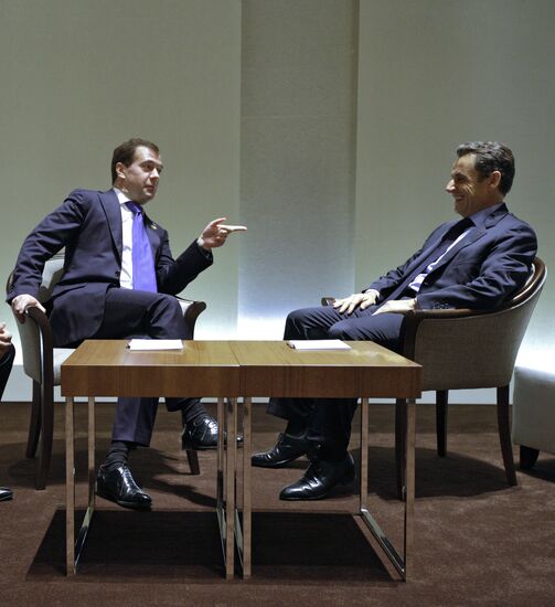 Dmitry Medvedev attends G20 summit in Seoul
