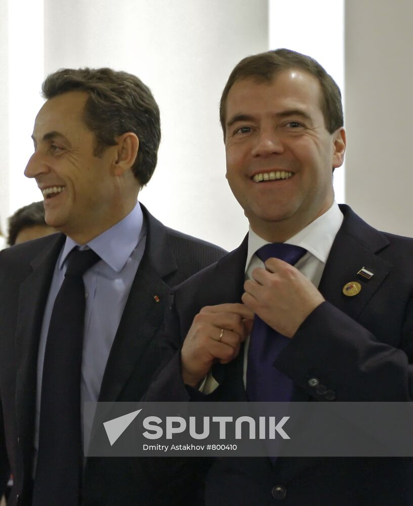 Dmitry Medvedev attends G20 summit in Seoul