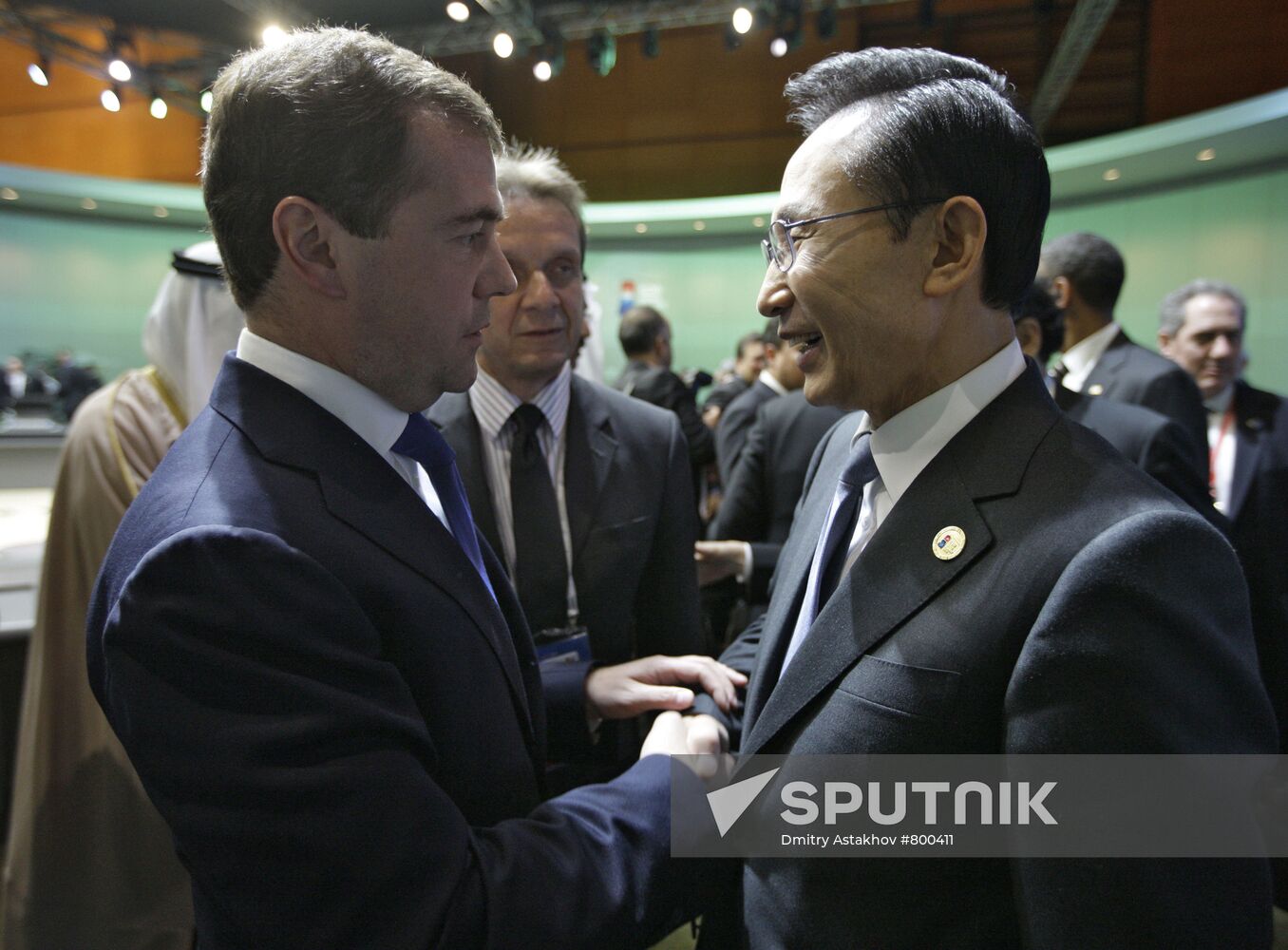 Dmitry Medvedev attends G20 summit in Seoul