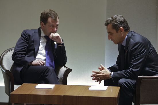 Dmitry Medvedev attends G20 summit in Seoul
