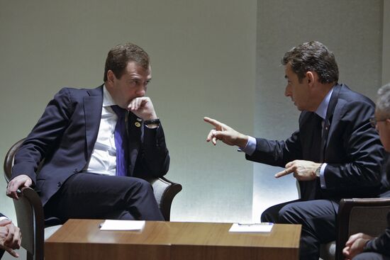Dmitry Medvedev attends G20 summit in Seoul