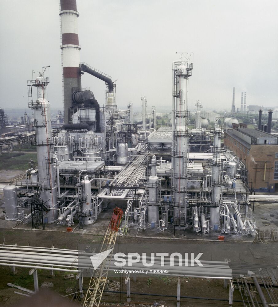 Oil-refinary in Novo-Ufimsk