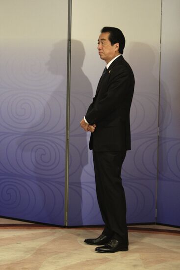 Japanese Prime Minister Naoto Kan