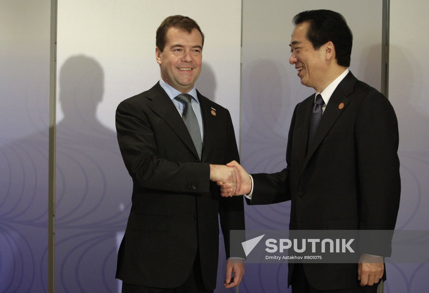 Dmitry Medvedev arrives for APEC summit in Japan