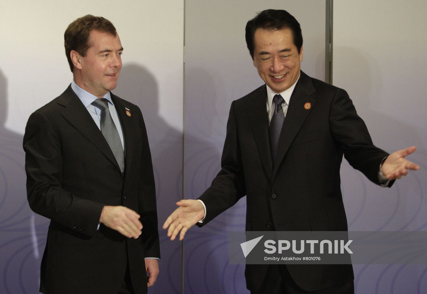 Dmitry Medvedev arrives for APEC summit in Japan