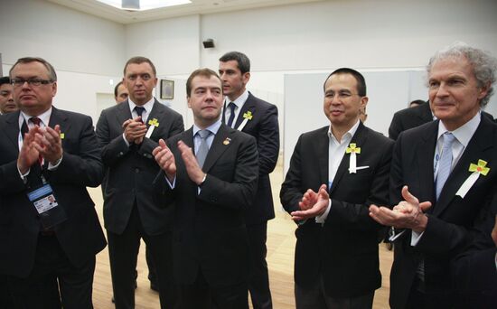 Dmitry Medvedev arrives for APEC summit in Japan