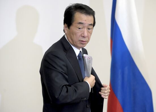 Japanese Prime Minister Naoto Kan