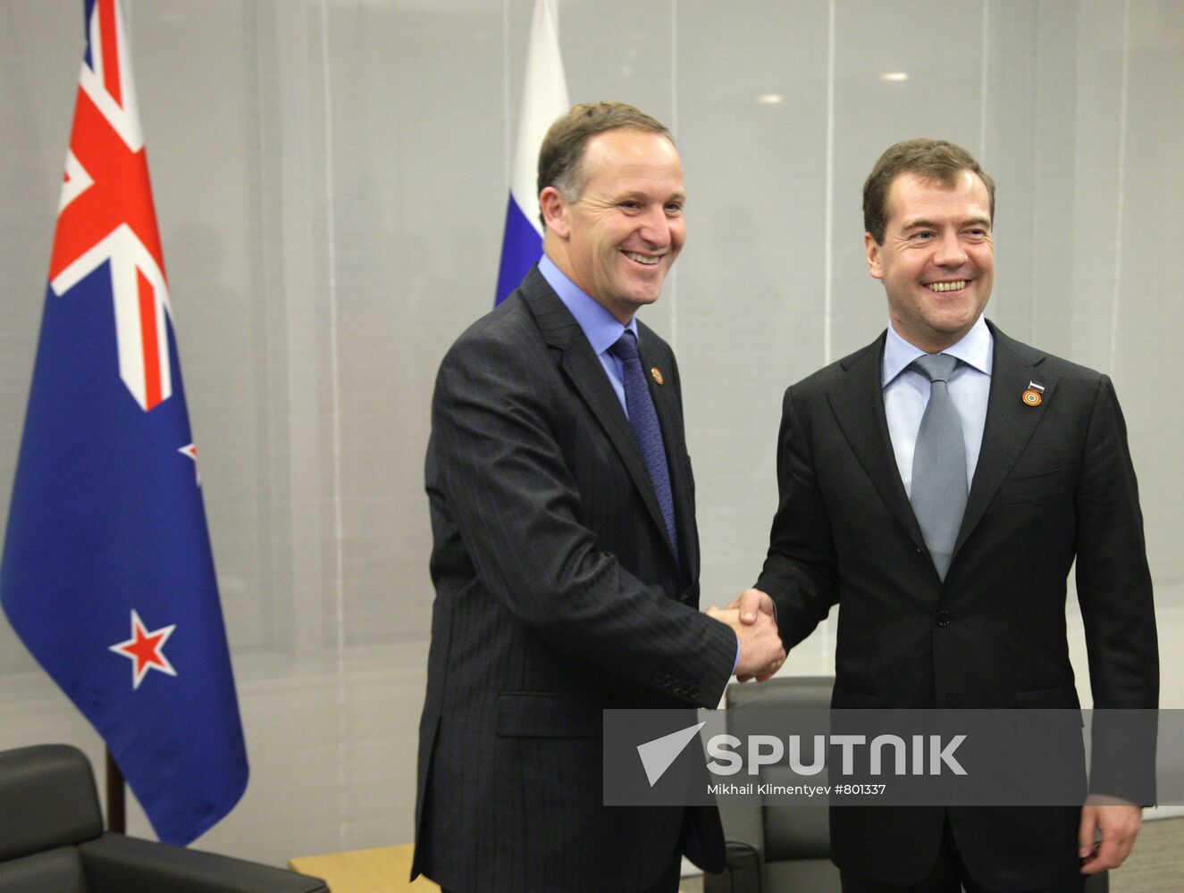 Dmitry Medvedev arrives for APEC summit in Japan