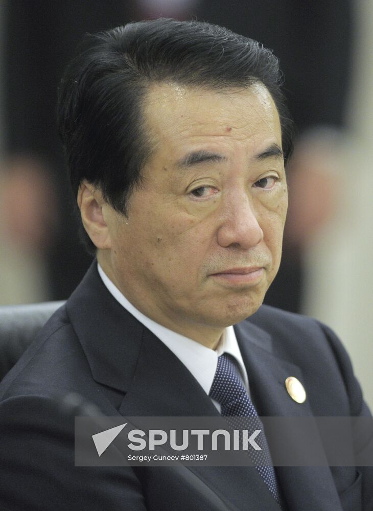 Japanese Prime Minister Naoto Kan