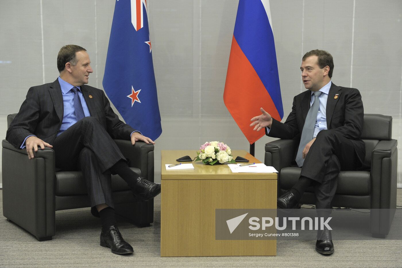 Dmitry Medvedev arrives for APEC summit in Japan