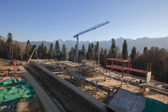 Sochi Olympic facilities construction