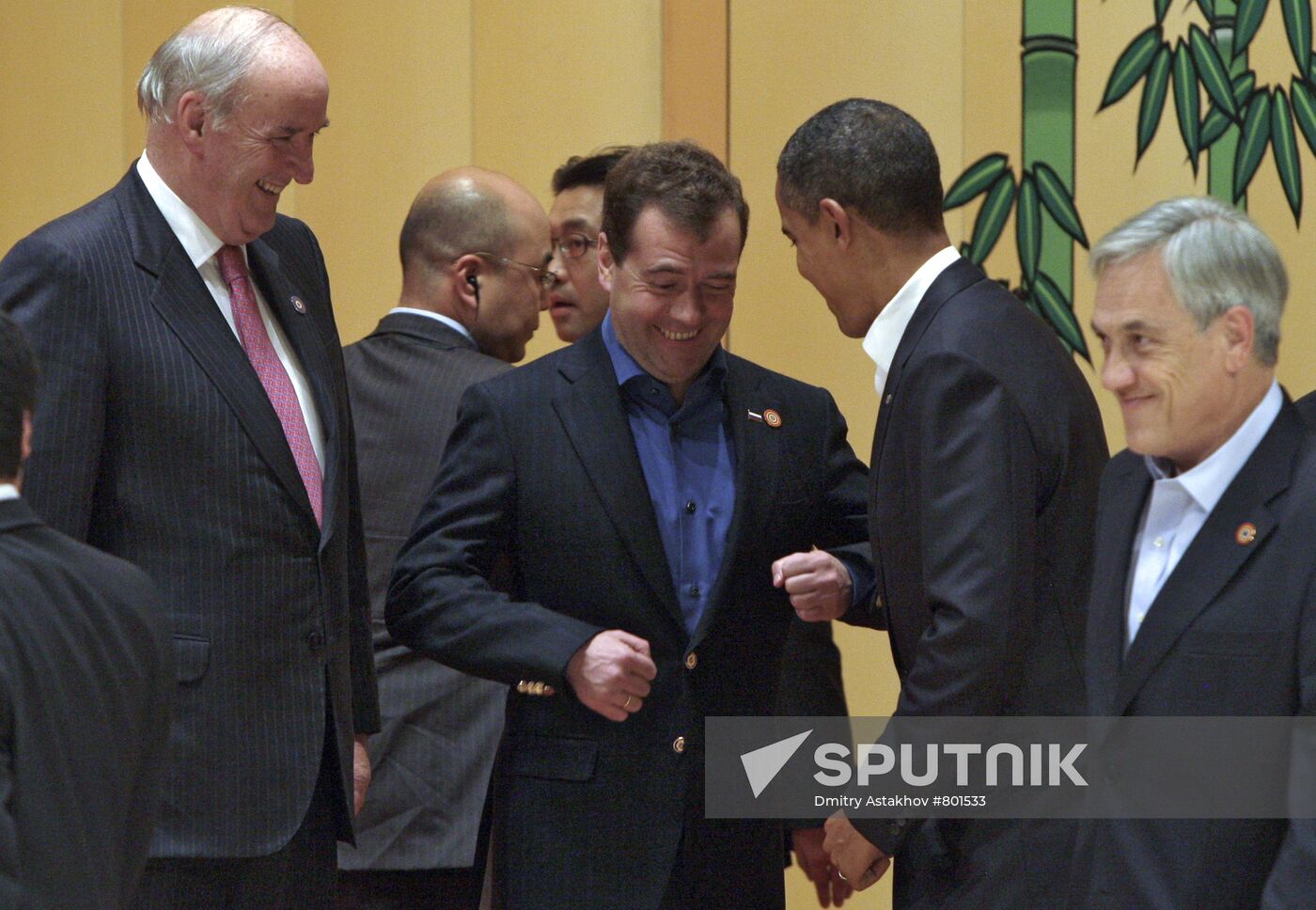 Dmitry Medvedev visits APEC summit in Japan