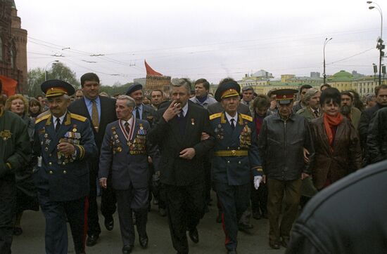 Celebrating Victory Day in Great Patriotic War