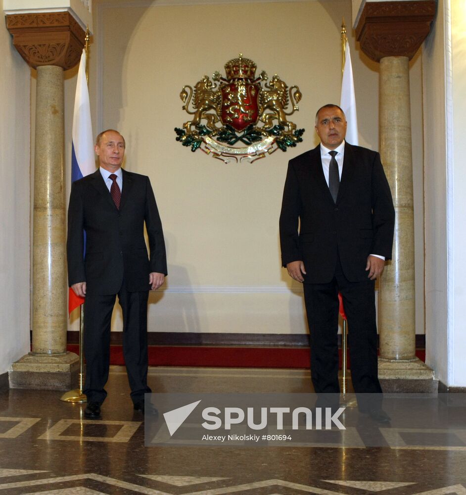 Vladimir Putin visits Bulgaria