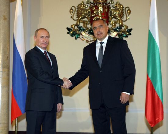 Vladimir Putin visits Bulgaria