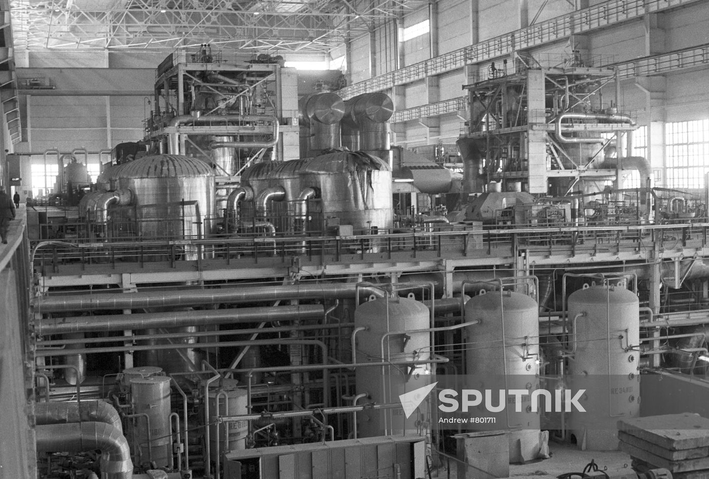 Turbine island at South Ukraine Nuclear Power Plant