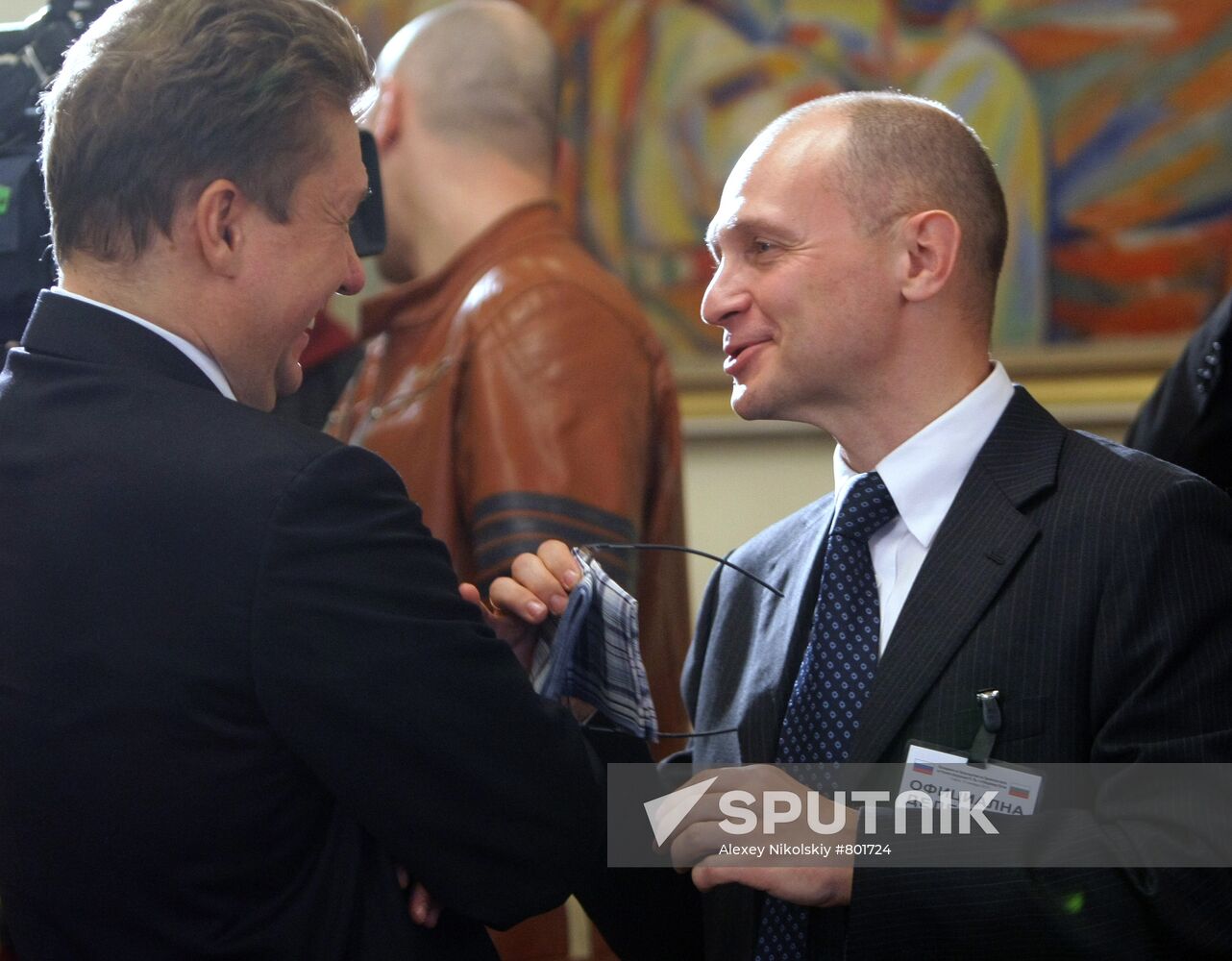 Alexei Miller, Sergei Kiriyenko