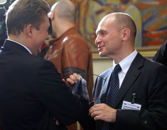 Alexei Miller, Sergei Kiriyenko
